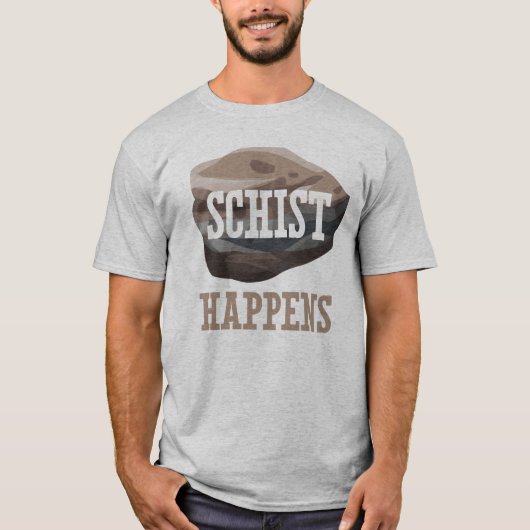 Geologieschema gebeurt t-shirt (Voorkant)