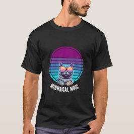 Geologisch humeur - Retro Cat Vibes T-shirt