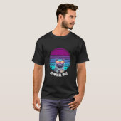 Geologisch humeur - Retro Cat Vibes T-shirt (Voorkant volledig)