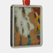 Geologisch Utah Basin Metalen Ornament (Rechts)