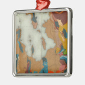 Geologisch Utah Basin Metalen Ornament (Links)