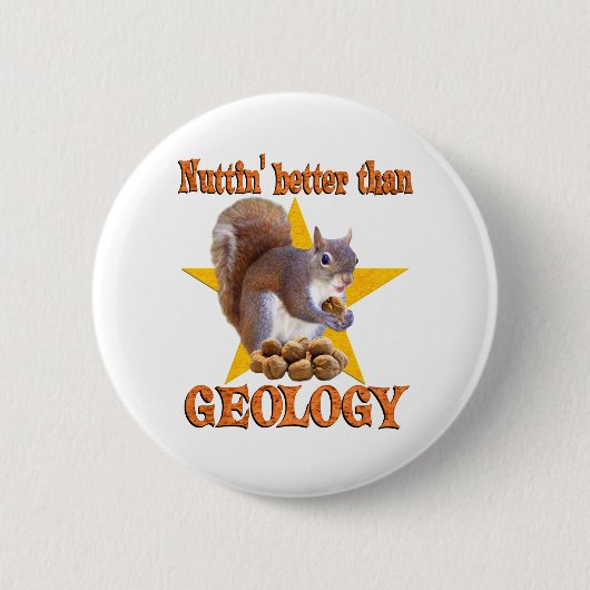 Geologische eekhoorn ronde button 5,7 cm (Voorkant)