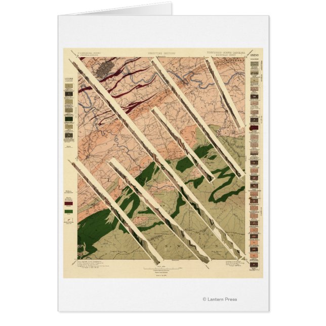 Geologische enquête bij Tennessee en Noord-Korea (Voorkant)