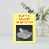 geologische grap briefkaart (Staand voorkant)