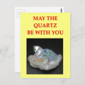 geologische grap briefkaart (Voorkant / Achterkant)