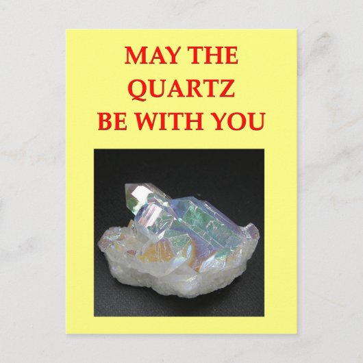 geologische grap briefkaart (Voorkant)