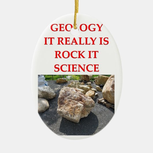 geologische grap keramisch ornament (Voorkant)