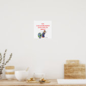 geologische grap poster (Keuken)