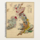 Geologische kaart, Britse eilanden Planner (Voorkant)
