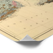 Geologische kaart, Britse eilanden Poster (Hoek)