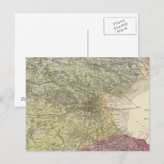 Geologische kaart Dublin (Voorkant / Achterkant)