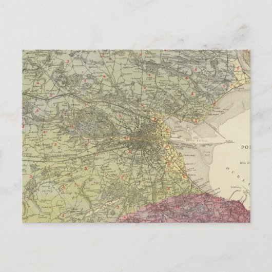 Geologische kaart Dublin (Voorkant)