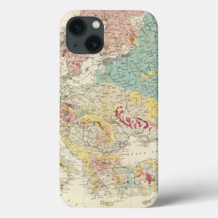 Geologische kaart Europa Case-Mate iPhone Case