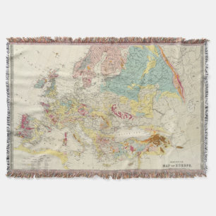 Geologische kaart Europa Deken