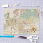 Geologische kaart Europa Tissuepapier (Craft)