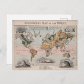 Geologische kaart van de wereld (Voorkant / Achterkant)