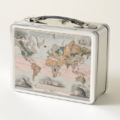 Geologische kaart van de wereld (Achterkant)