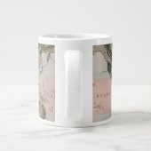 Geologische kaart van de wereld grote koffiekop (Achterkant)