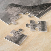 Geologische kaart van de wereld legpuzzel (Zijkant)