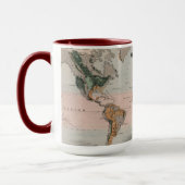 Geologische kaart van de wereld mok (Links)