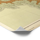 Geologische kaart van de zuidelijke 2 poster (Hoek)