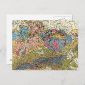 Geologische kaart van Duitsland (Voorkant / Achterkant)