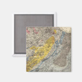 Geologische kaart van Edinburgh Magneet (Voorkant / Achterkant)