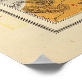  Geologische kaart van Edinburgh Schotland Poster (Hoek)