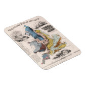 Geologische kaart van Engeland Magneet (Rechterzijde)