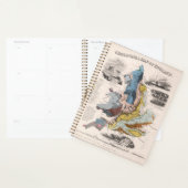 Geologische kaart van Engeland Planner (Display)
