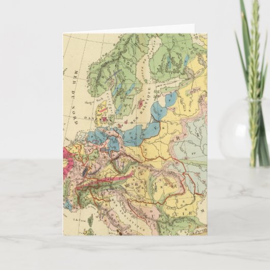 Geologische kaart van Europa (Voorkant)