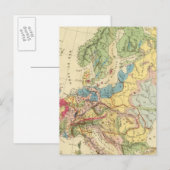 Geologische kaart van Europa (Voorkant / Achterkant)