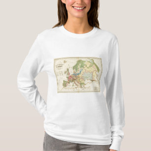 Geologische kaart van Europa T-shirt