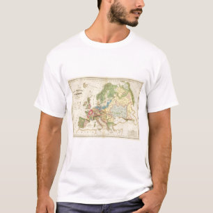 Geologische kaart van Europa T-shirt