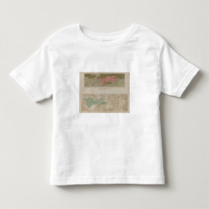 Geologische kaart van het district Knoxville Kinder Shirts