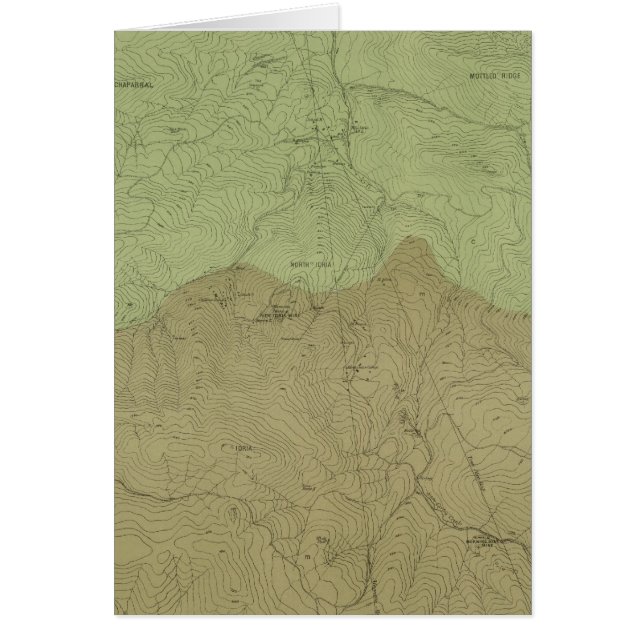 Geologische kaart van het district New Idria (Voorkant)