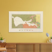 Geologische kaart van het Duidelijke District van Canvas Afdruk (Insitu (Woonkamer))
