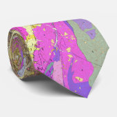 Geologische kaart van het stroomgebied van de Vent Stropdas (Opgerold)