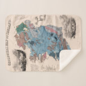 Geologische kaart van Ierland Sherpa Deken (Voorkant (horizontaal))