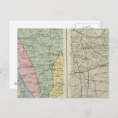 Geologische kaart van Indiana (Voorkant / Achterkant)