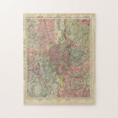  Geologische Kaart van Londen (1883) Legpuzzel (Verticaal)