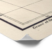  geologische kaart van Madagaskar (1922) Poster (Hoek)