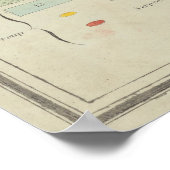 Geologische Kaart van Massachusetts (1841) Poster (Hoek)