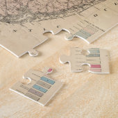 Geologische kaart van New Jersey Legpuzzel (Zijkant)