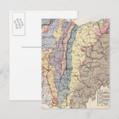 Geologische kaart van Ohio (Voorkant / Achterkant)