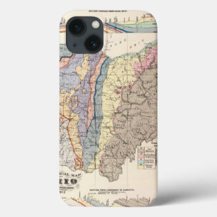 Geologische kaart van Ohio Case-Mate iPhone Case