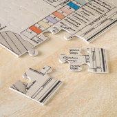 Geologische kaart van Ohio Legpuzzel (Zijkant)