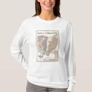 Geologische kaart van Ohio T-shirt