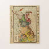 Geologische Kaart van Rusland (1922) Legpuzzel (Verticaal)