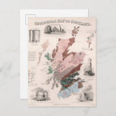 Geologische kaart van Schotland (Voorkant / Achterkant)